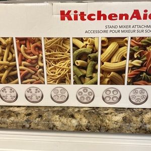 KitchenAid Gourmet Pasta Press Attachment - gently used, comes in original box